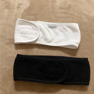 White and Black Spa Headbands